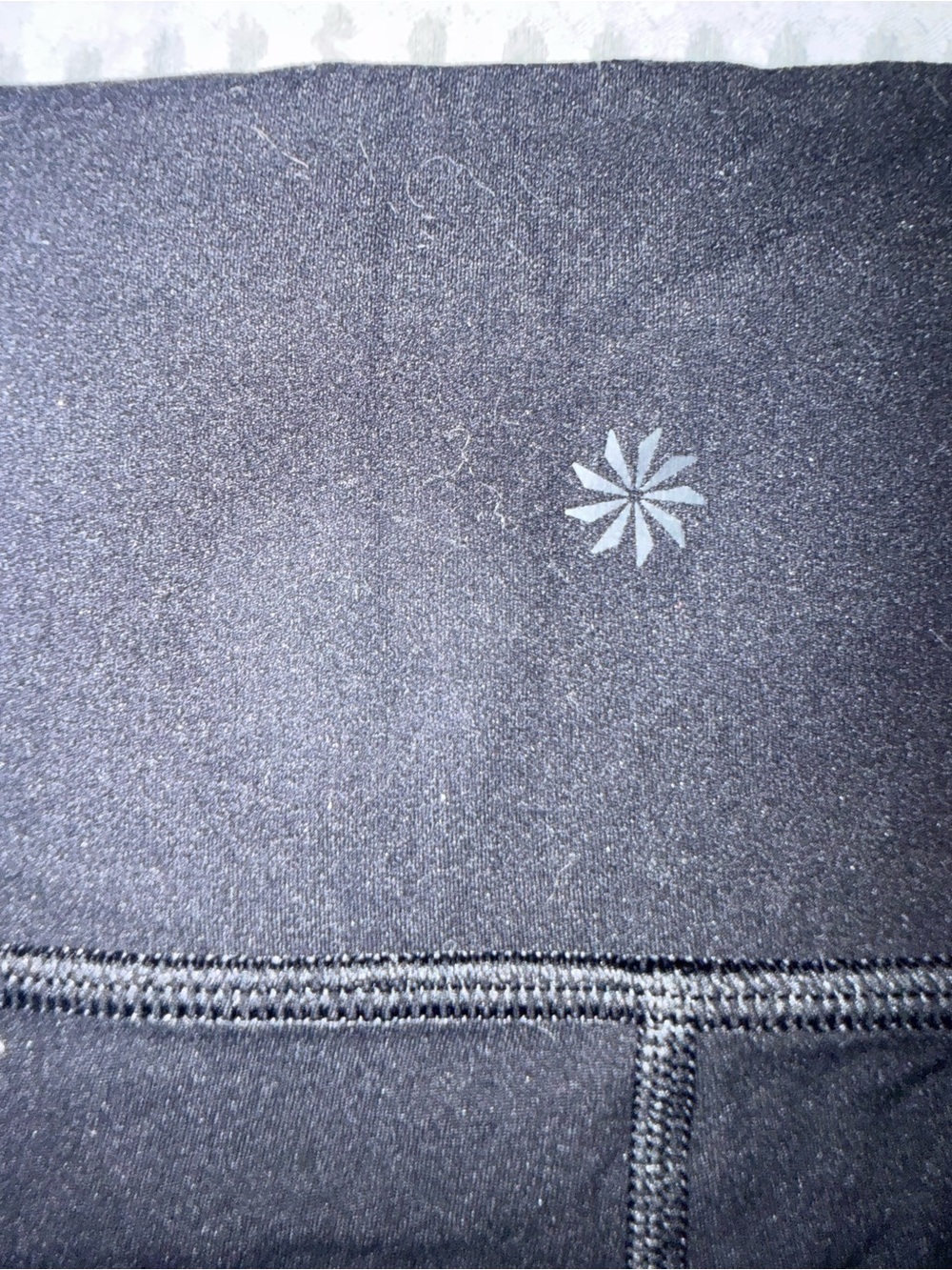 Athleta Black Elation Capri with Subtle Logo - Picture 3 of 3